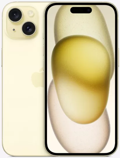Смартфон Apple iPhone 15 Plus 512 ГБ, желтый, Dual SIM (nano SIM+eSIM)